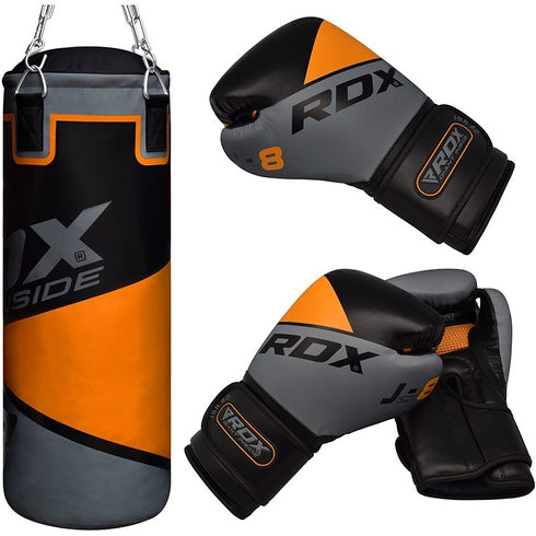 RDX 2FT ORANGE PUNCH BAG & GLOVES SET-5